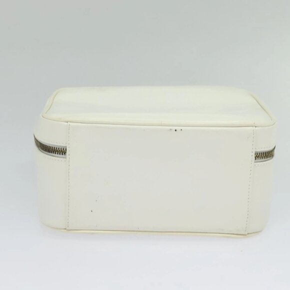 GUCCI Vanity Cosmetic Pouch Patent 2way Gold White 000 270 0323 Auth ep8794 - Picture 5 of 15